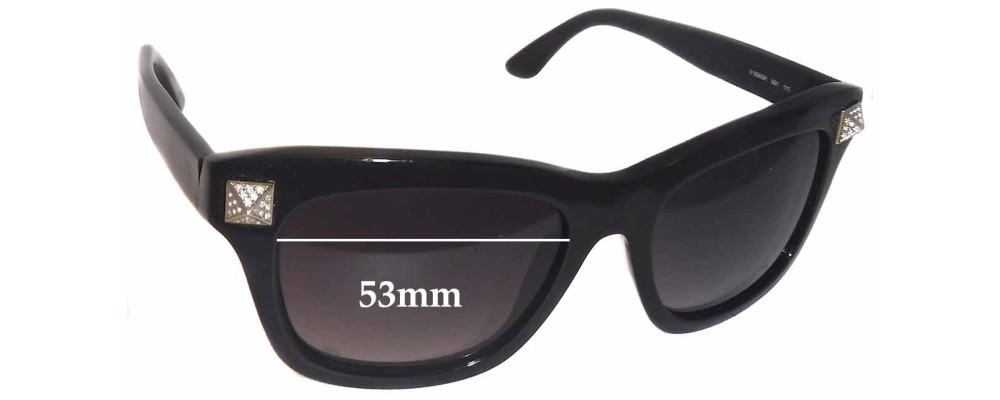 Valentino V 656SR Replacement Sunglass Lenses - 53mm Wide