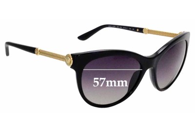 Sunglass Fix Replacement Lenses for Versace MOD 4292 - 57mm wide 