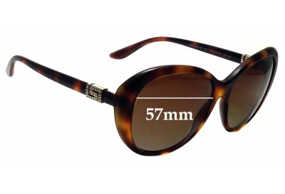 Versace MOD 4324-B Replacement Lenses 57mm wide 