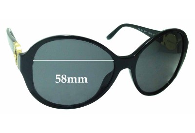 Versace MOD 4261 Replacement Sunglass Lenses - 58mm wide 