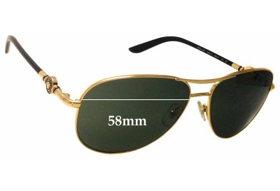 Versace MOD 2157 Replacement Lenses 58mm wide 