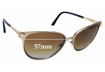 Versace MOD 2168 Replacement Lenses 57mm wide 