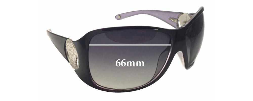 Sunglass Fix Replacement Lenses for Versace MOD 4134 - 66mm Wide