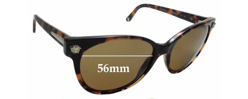 Sunglass Fix Replacement Lenses for Versace MOD 4214 - 56mm Wide