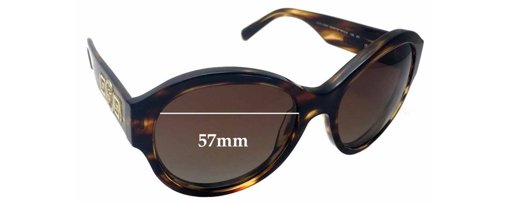 Sunglass Fix Replacement Lenses for Versace MOD 4254 - 57mm Wide