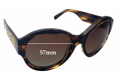 Versace MOD 4254 Replacement Lenses 57mm wide 