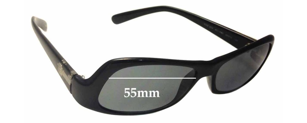 Sunglass Fix Replacement Lenses for Versace MOD 553 - 55mm Wide