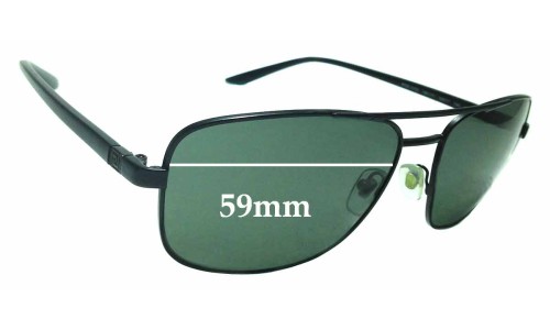 Sunglass Fix Replacement Lenses for Versace MOD 2153 - 59mm Wide 