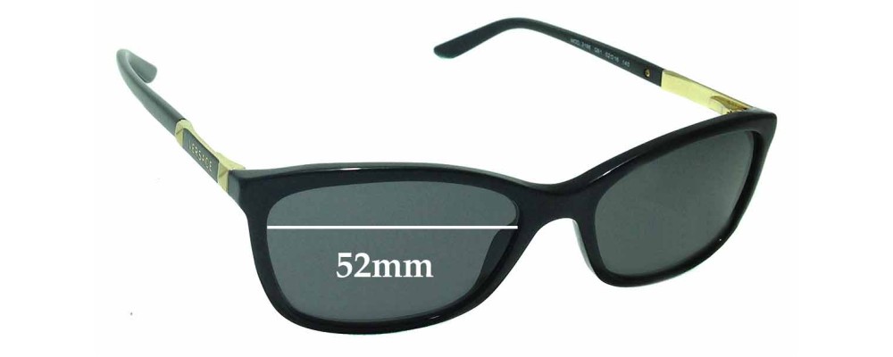 Sunglass Fix Replacement Lenses for Versace MOD 3186 - 52mm Wide