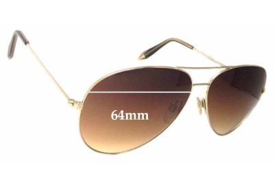 Victoria Beckham 0157 Replacement Lenses 64mm wide 