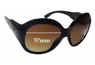 Vogue VO2565-SB Replacement Lenses 57mm wide 
