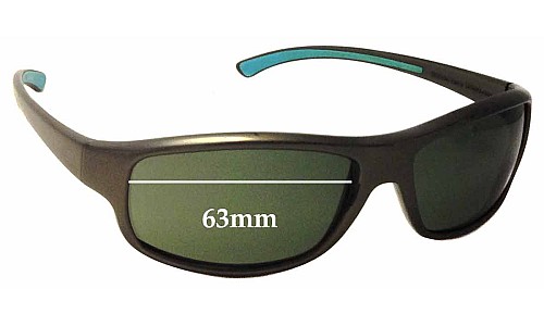 Vuarnet REF120 Replacement Lenses 63mm wide 