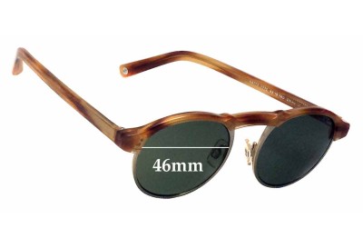 Warby Parker Bates Replacement Lenses 46mm wide 