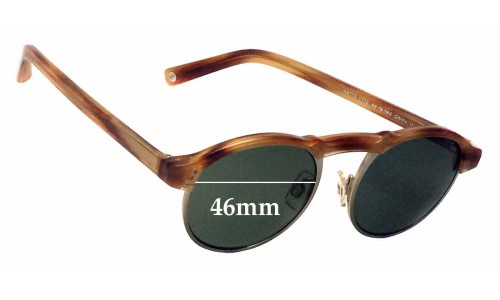 Sunglass Fix Lentilles de Remplacement pour Warby Parker Bates - 46mm Wide 