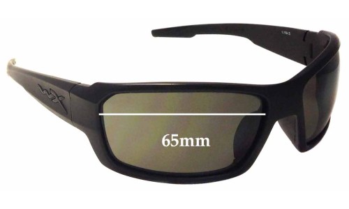 Sunglass Fix Lentes de Repuesto para Wiley X Wiley X Rebel - 65mm Wide 