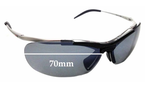 Sunglass Fix Replacement Lenses for Zerorh+ Angelfish RH58601 - 70mm Wide 