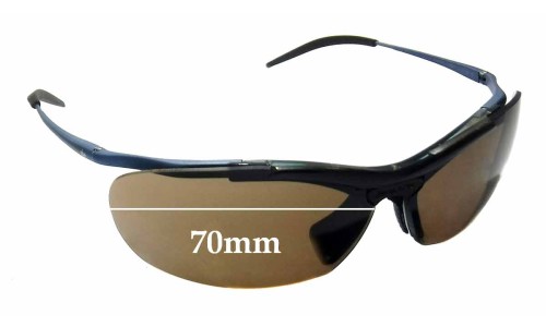 Sunglass Fix Replacement Lenses for Zerorh+ Angelfish RH58603 - 70mm Wide 