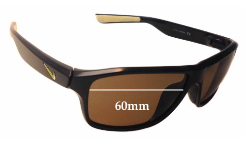 Sunglass Fix Replacement Lenses for Nike EV0789 Premier 6.0 - 60mm Wide 