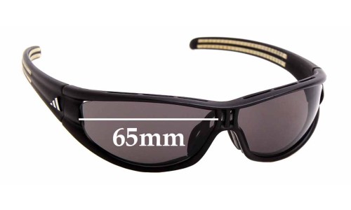 Sunglass Fix Replacement Lenses for Adidas A135 Evil Eye Explorer S - 65mm Wide 