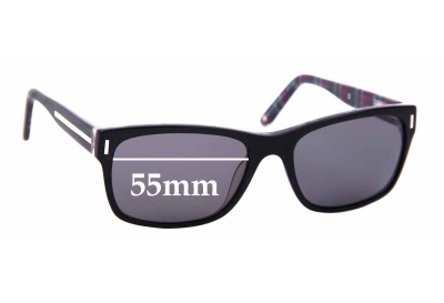  Sunglass Fix Replacement Lenses for Alex Perry AP Sun Rx 01 - 55mm Wide 