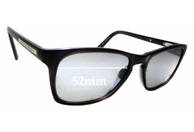 Armani Exchange AX 3012 Replacement Lenses 52mm wide 