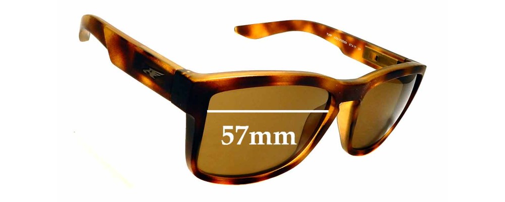 Sunglass Fix Replacement Lenses for Arnette Turf 4220 - 57mm wide