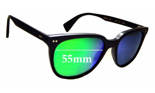 Sunglass Fix Replacement Lenses for Article One  Walton - 55mm Wide 