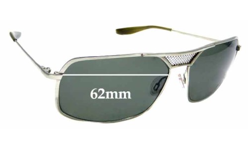 Sunglass Fix Replacement Lenses for Barton Perreira Swindler - 62mm Wide 
