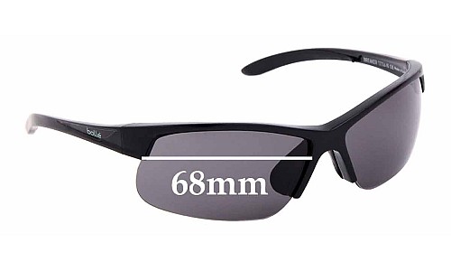 Sunglass Fix Replacement Lenses for Bolle Breaker - 68mm Wide 
