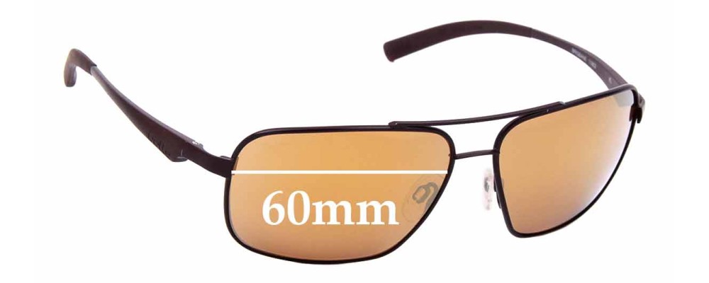 Sunglass Fix Replacement Lenses for Bolle Brisbane - 60mm Wide