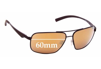 Sunglass Fix Replacement Lenses for Bolle Brisbane - 60mm wide 
