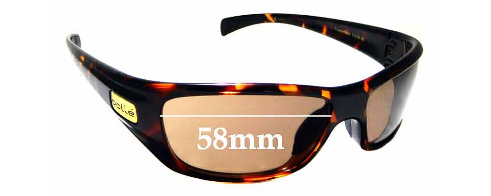 Sunglass Fix Replacement Lenses for Bolle CopperHead - 58mm Wide
