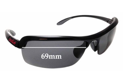 Sunglass Fix Replacement Lenses for Bolle Dash - 69mm wide 