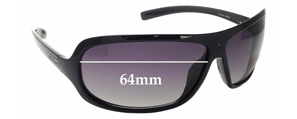 Sunglass Fix Replacement Lenses for Bolle Desoto - 64mm Wide