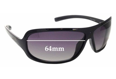 Sunglass Fix Replacement Lenses for  Bolle Desoto - 64mm Wide 