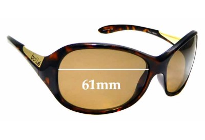 Sunglass Fix Replacement Lenses for Bolle Grace - 61mm wide 
