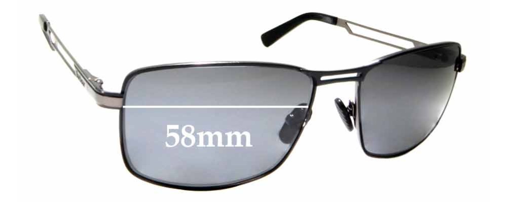 Sunglass Fix Replacement Lenses for Borbour BS 1012 - 58mm wide