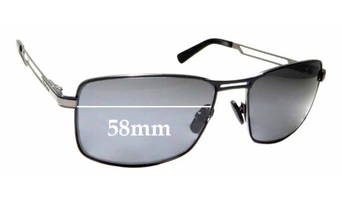 Sunglass Fix Replacement Lenses for Borbour  BS 1012 - 58mm Wide 
