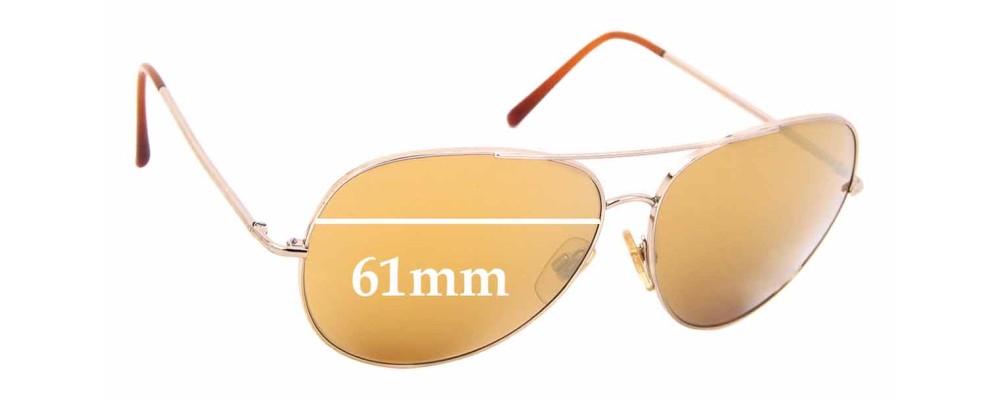 Sunglass Fix Replacement Lenses for Burberry B 3008 - 61mm Wide