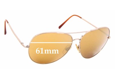 Sunglass Fix Replacement Lenses for Burberry B 3008 - 61mm Wide 