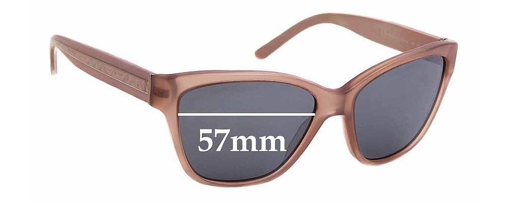 Sunglass Fix Replacement Lenses for Burberry B 4109 - 57mm Wide
