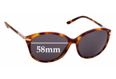 Sunglass Fix Replacement Lenses for Burberry B 4125 - 58mm Wide 