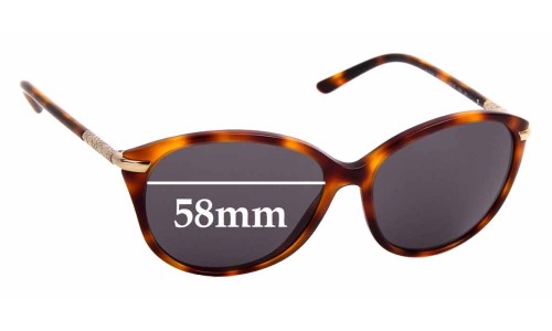 Sunglass Fix Replacement Lenses for Burberry B 4125  - 58mm Wide 