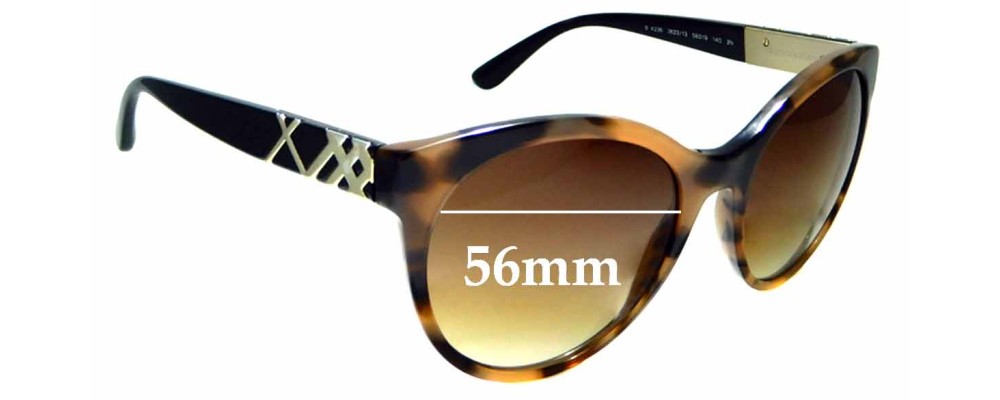 Sunglass Fix Replacement Lenses for Burberry B 4236 - 56mm Wide