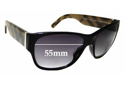 Sunglass Fix Replacement Lenses for Burberry B 4104 M-A - 55mm wide 
