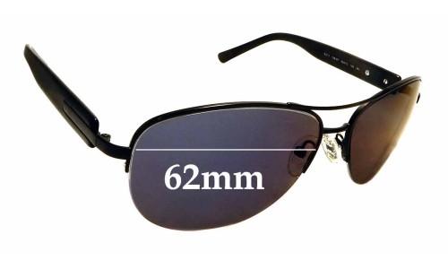 Sunglass Fix Replacement Lenses for Bvlgari 5011 - 62mm Wide 