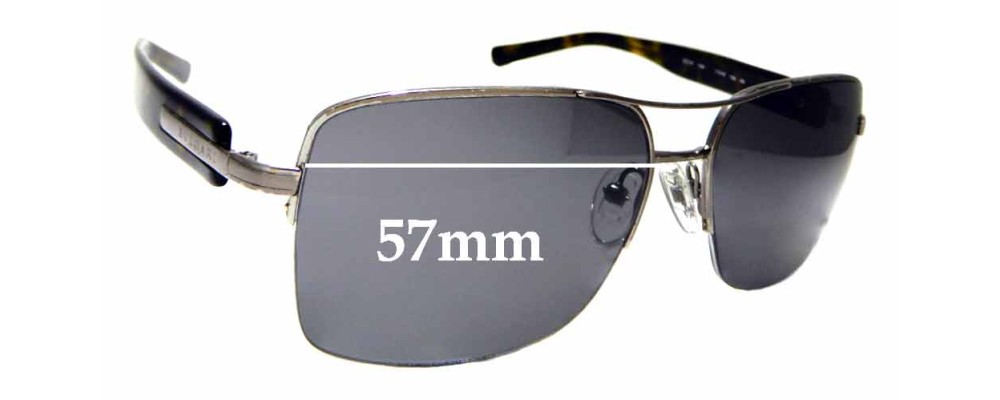 Sunglass Fix Replacement Lenses for Bvlgari 5014 - 57mm Wide