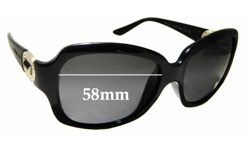 Sunglass Fix Replacement Lenses for Bvlgari 8110-B - 58mm Wide 