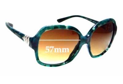 Sunglass Fix Replacement Lenses for Bvlgari 8124-B - 57mm wide 