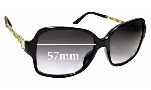 Sunglass Fix Replacement Lenses for Bvlgari 8125-H - 57mm Wide 